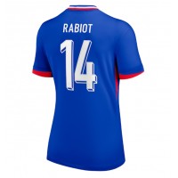 Frankrike Adrien Rabiot #14 Hemmatröja Kvinnor EM 2024 Korta ärmar